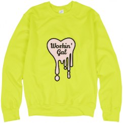 Unisex Neon Crewneck Sweatshirt