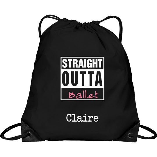 Ballet Drawstring Backpack