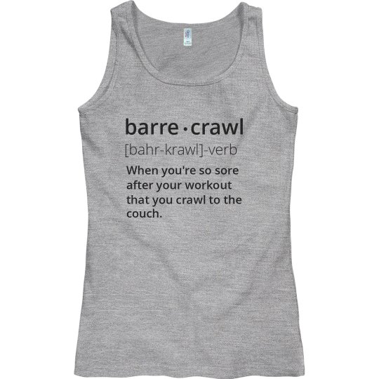 Barre crawl 