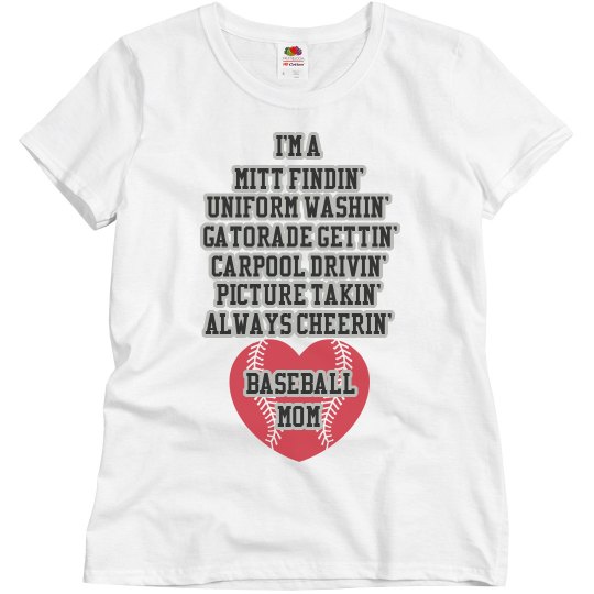 Baseball mom!