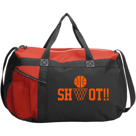 Basketball Sport Roll Bag black