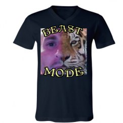 Unisex V-Neck Jersey Tee