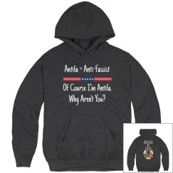 Antifa Kitty Front & Back