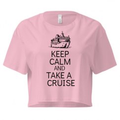 Ladies Festival Cali Crop Top Tee