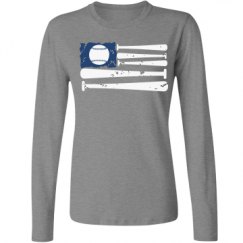 Ladies Relaxed Fit Basic Long Sleeve Tee