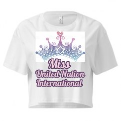 Ladies Festival Cali Crop Top Tee