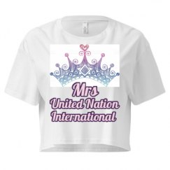 Ladies Festival Cali Crop Top Tee