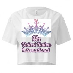 Ladies Festival Cali Crop Top Tee