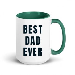 15oz Ceramic Mug with Color Inside