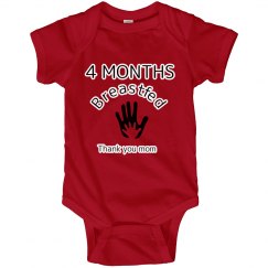 4 Months Breastfed