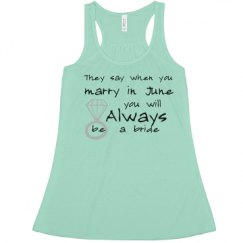 Ladies Flowy Racerback Tank