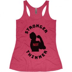 Ladies Slim Fit Super Soft Racerback Triblend Tank