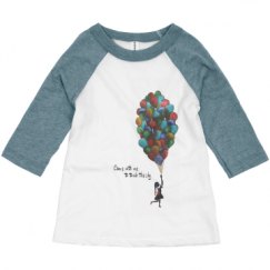 Toddler 3/4 Sleeve Raglan Tee