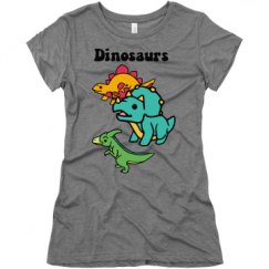 Ladies Slim Fit Super Soft Triblend Tee