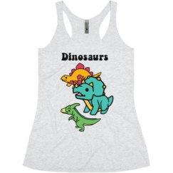 Ladies Slim Fit Super Soft Racerback Triblend Tank