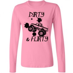 Ladies Relaxed Fit Basic Long Sleeve Tee