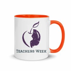 11oz Ceramic Mug with Color Inside