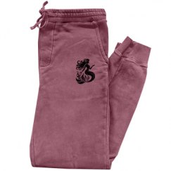 Pigment-Dyed Fleece Pants