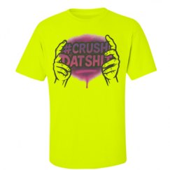 Unisex Ultra Cotton Safety Neon Crewneck Tee