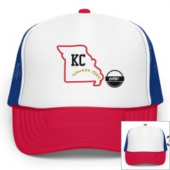 EBIP Red KC Snap-back hat