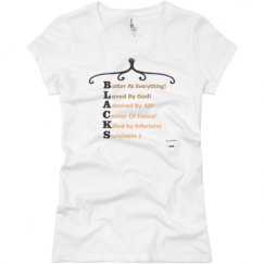 Ladies Slim Fit Basic Promo Jersey Tee