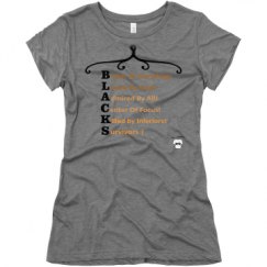 Ladies Slim Fit Super Soft Triblend Tee