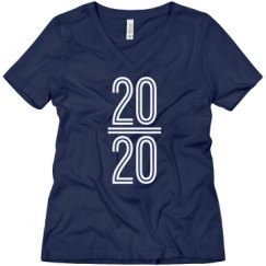 Ladies Relaxed Fit V-Neck Tee