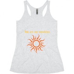 Ladies Slim Fit Super Soft Racerback Triblend Tank