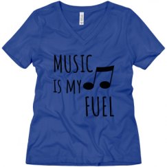Ladies Relaxed Fit V-Neck Tee