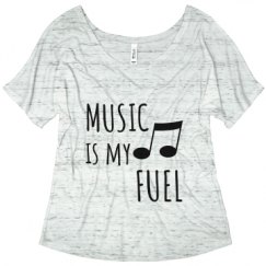 Ladies Flowy Slouchy Tee