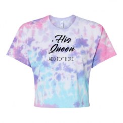 Women's Tie Dye Crop Top Tee
