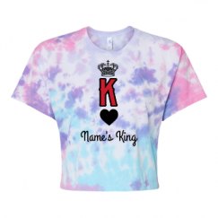 Women's Tie Dye Crop Top Tee