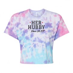 Women's Tie Dye Crop Top Tee