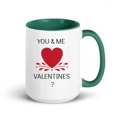 15oz Ceramic Mug with Color Inside