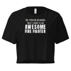 Ladies Festival Cali Crop Top Tee