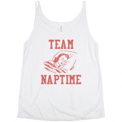 Team Naptime Tank -Coral