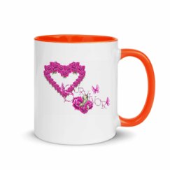 11oz Ceramic Mug with Color Inside