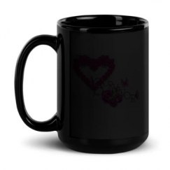 15oz Black Glossy Mug