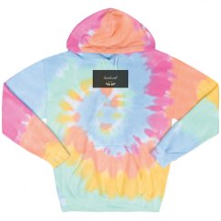 Unisex Tie-Dye Fleece Hoodie