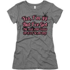 Ladies Slim Fit Super Soft Triblend Tee
