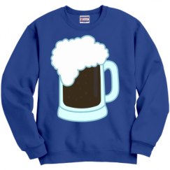 Unisex Film and Foil Crewneck Sweatshirt