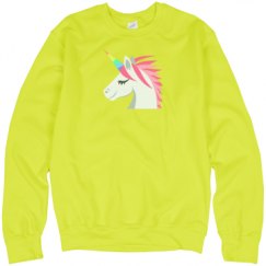 Unisex Neon Crewneck Sweatshirt