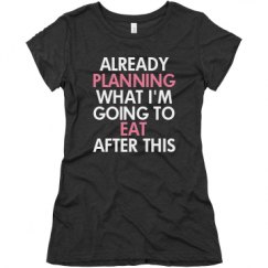 Ladies Slim Fit Super Soft Triblend Tee