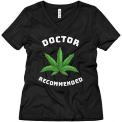 Ladies Relaxed Fit V-Neck Tee