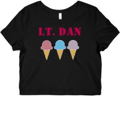 Ladies Slim Fit Crop Top Tee