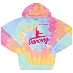 Unisex Tie-Dye Fleece Hoodie