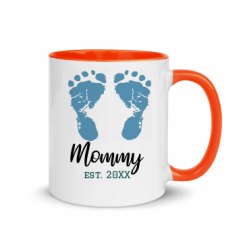 11oz Ceramic Mug with Color Inside