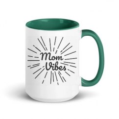15oz Ceramic Mug with Color Inside
