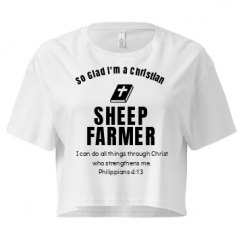 Ladies Festival Cali Crop Top Tee