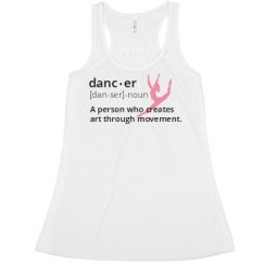Ladies Flowy Racerback Tank